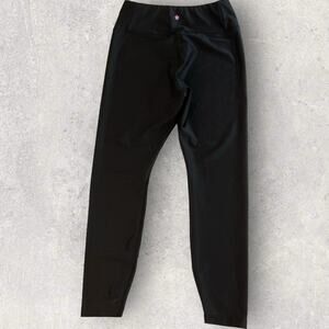 Kira Grace Black High Rise Leggings Women’s M Yoga Pants USA Made Athleisure